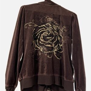 French Laundry Chocolate Velvet Jacket